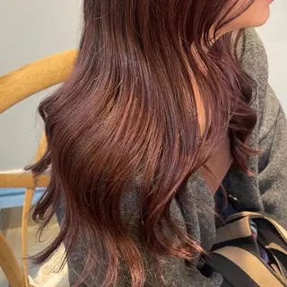 カラー ヘアアレンジ 𝙢𝙞𝙮𝙪🎀 girly hairのヘアスタイル