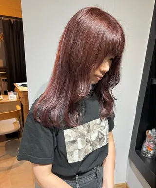 ロング Juri /暖色カラーのヘアスタイル