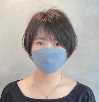 ショート 🌹ハッシュカット、 レイヤー韓国ヘア🌹のヘアスタイル