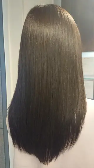 ロング カラー スタイリスト 川添 のヘアスタイル