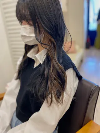 ロング カラー 平山 晴香のヘアスタイル