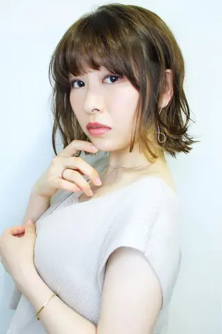 ミディアム カラー パーマ Repos SENDAI所属・⭐️バッサリカット モデル募集⭐️佐野のヘアスタイル