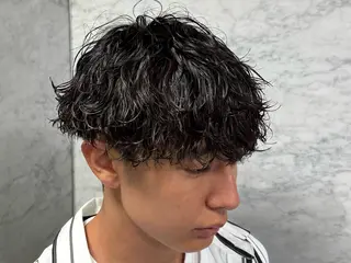 パーマ メンズ パーマ／京都駅 ／メンズ/藤井　翔のヘアスタイル