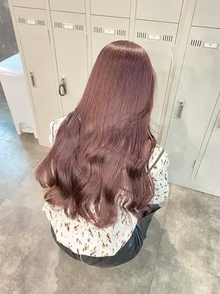 ロング カラー エフェクトブリーチ 🌟前澤啓太朗のヘアスタイル