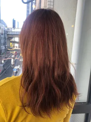 ミディアム カラー 髪質改善＆ブリーチ 伊勢　祐一郎のヘアスタイル