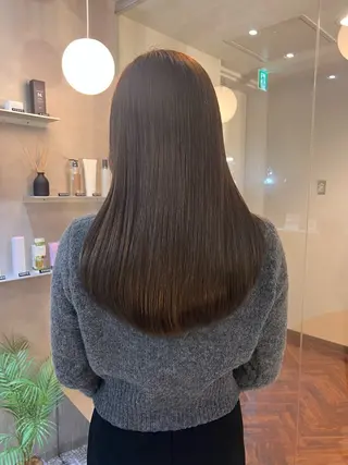 セミロング カラー COMOREVI hair salon所属・KANA🌿透明感/ レイヤーcut🌿のヘアスタイル