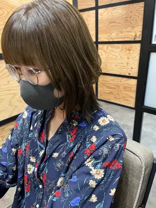 ショート カラー パーマ ヘアアレンジ メンズ キッズ ネイル マツエク・マツパ アイブロウ times salon名駅所属・久木原 ゆりのヘアスタイル