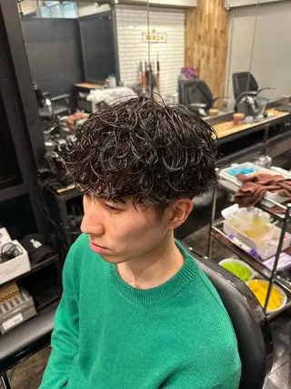 パーマ メンズ ツイスパ/メンズ パーマ/歩夢のヘアスタイル