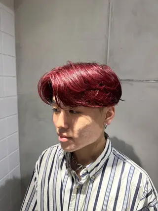 カラー メンズ ブリーチ/パーマ特化 片平和寿のヘアスタイル