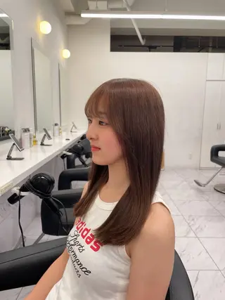 ロング カラー ヘアアレンジ 💗横浜美容室 💗HARUNAのヘアスタイル