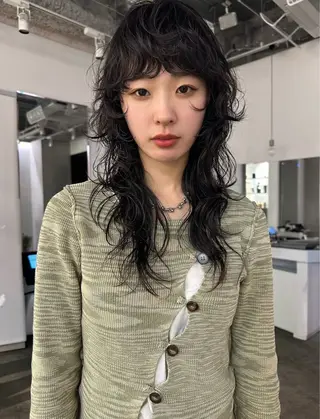 パーマ あさひ/透明感 ／ハイトーンのヘアスタイル