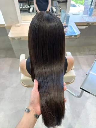 セミロング 美髪⭐︎髪質改善 井上　康司のヘアスタイル