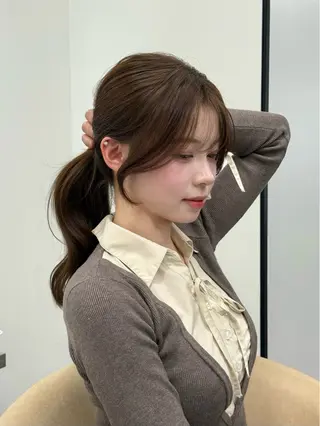 ロング 韓国ヘア/レイヤー カット SAKURAのヘアスタイル