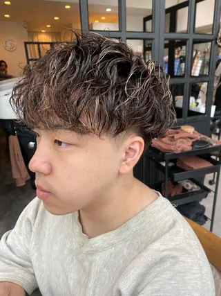 ショート カラー パーマ メンズ Dxxxx III所属・女性目線の大人 メンズ*Ayakaのヘアスタイル