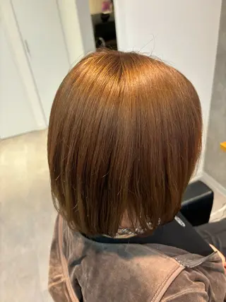 ミディアム カラー 相良 美羽のヘアスタイル