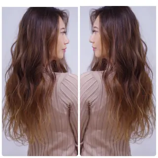 ロング カラー 京都大人女性ショート 徒歩1分/秋山のヘアスタイル