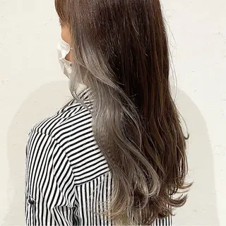 ロング カラー 村上 遥香 店長スタイリストのヘアスタイル