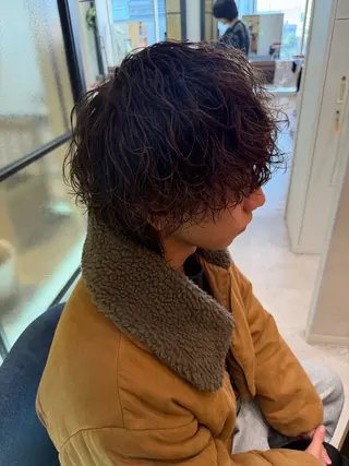 パーマ メンズ AVANCE. 玉置日向我のヘアスタイル