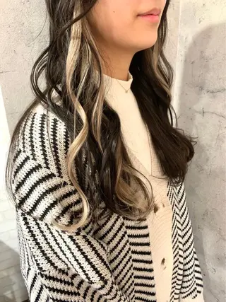 セミロング レイヤー/艶カラー 🫧守利のヘアスタイル