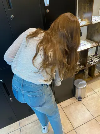 ロング カラー 西田辺/ タカスナオヤのヘアスタイル