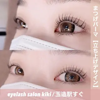 マツエク・マツパ eyelash  salon kiki所属・玉造駅すぐ⌇kiki eyelashのマツエク・マツパデザイン