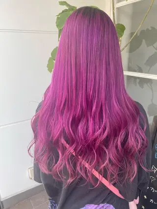 ロング カラー 🌈🌸あおき みちる🌟💗のヘアスタイル