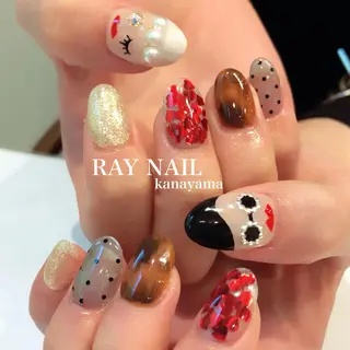 ネイル Arowa 伊田のネイルデザイン