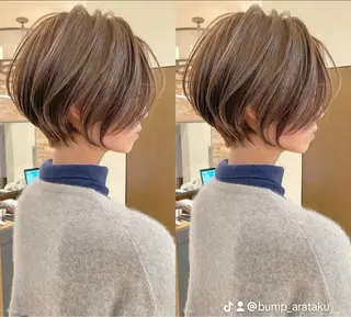 ショート ショートボブ/ 無料カット/荒砂のヘアスタイル