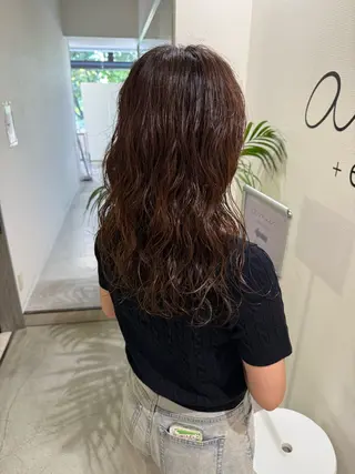 ロング カラー パーマ ヘアアレンジ 【Sweep】おじま のぞみのヘアスタイル