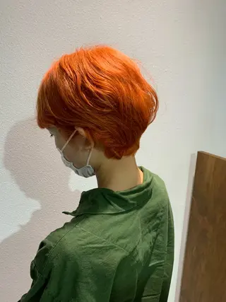 ショート カラー 渡邊 陽大のヘアスタイル