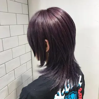 セミロング カラー もり まりものヘアスタイル