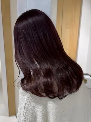 セミロング カラー milu所属・mayu .のヘアスタイル