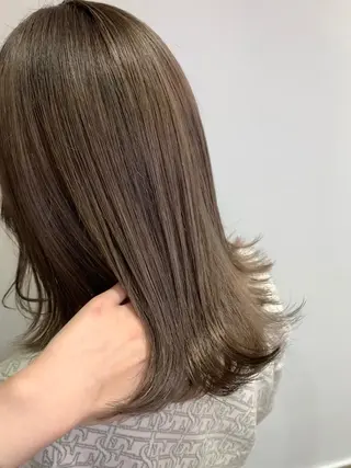 ミディアム カラー パーマ ヘアアレンジ 近藤千翔🩵 髪質改善Periodのエステ・リラクイメージ