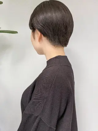 ショート カラー ヘアアレンジ パーマ 南堀江 möwen ( メーヴェ )所属・mowen RUIのヘアスタイル