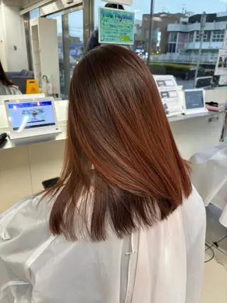 ミディアム カラー 🎀ゆい🎀 髪質改善🎀のヘアスタイル