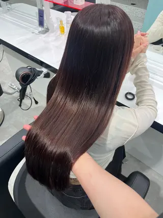 ロング カラー みう/仙台/暖色/ 艶髪/顔周りカット/のヘアスタイル