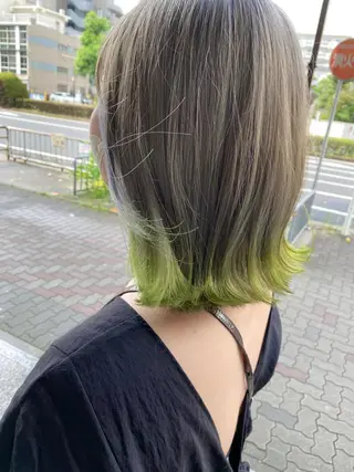 ミディアム カラー 日比 貴大/ minim hairのヘアスタイル