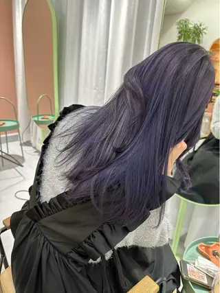 セミロング カラー karin/インナー カラー/北名古屋市のヘアスタイル