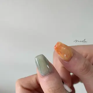 ネイル miele【ミエレ】 シンプル一癖のネイルデザイン