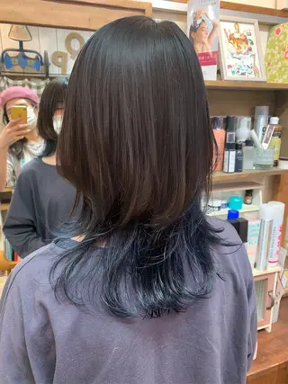 セミロング “ととのう”ヘッドス パ🌿本多麻亜優のヘアスタイル