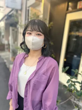 ミディアム カラー SALOWIN神戸三宮店所属・【美髪を叶える】中谷 彰宏（アキ)のヘアスタイル