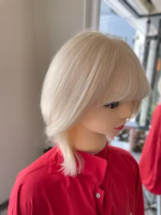 ミディアム カラー クセ毛特化サロン うめのヘアスタイル