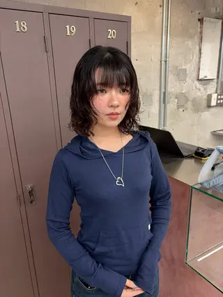 ミディアム 鈴木瑛里/ブロンド ベージュ/男女のヘアスタイル