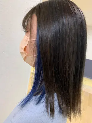 ミディアム カラー 高橋友里亜 /フリーランスのヘアスタイル