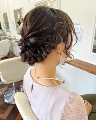 ヘアアレンジ フラム所属・WATANABE MISAKIのヘアスタイル
