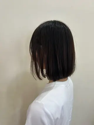 ミディアム 水木 里咲のヘアスタイル