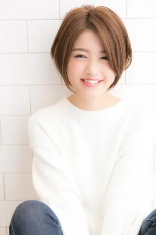ショート カラー 羽田 ひろむのヘアスタイル