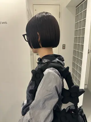 ショート カラー ボブ/似合わせカット /ニュアンスカラーのヘアスタイル