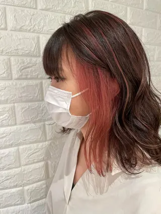 カラー 縮毛/ショート/ ボブ/レイヤー/小原のヘアスタイル