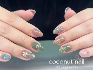 ネイル 神田 ココナッツのネイルデザイン